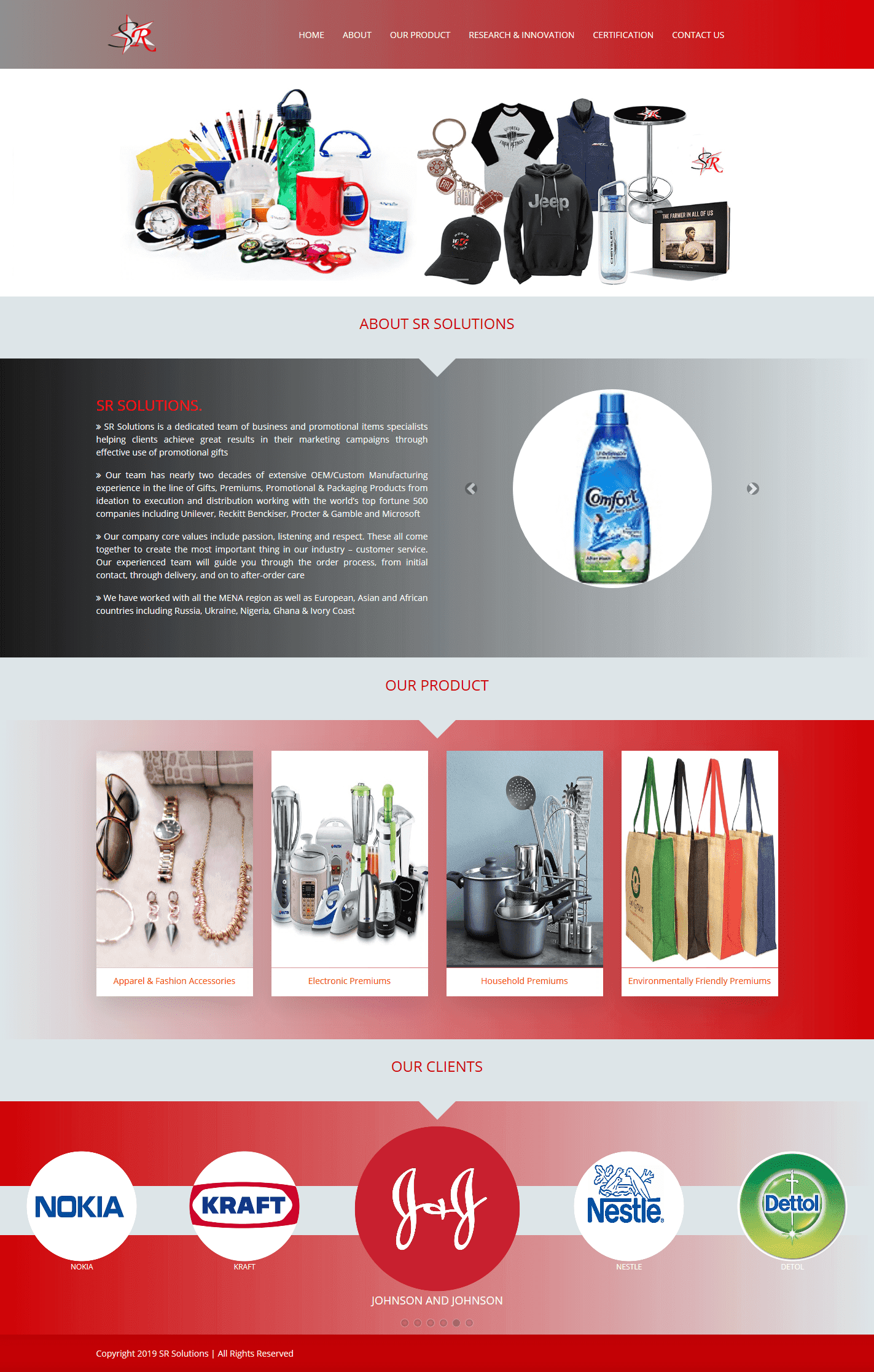Srsolutions Fze website