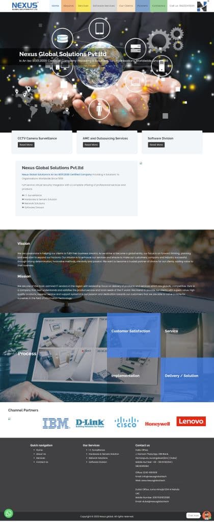 Nexus Global website