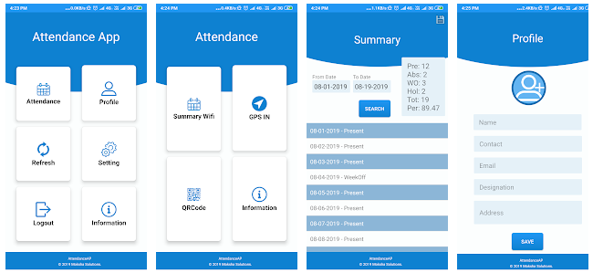 Mobile Attendance App